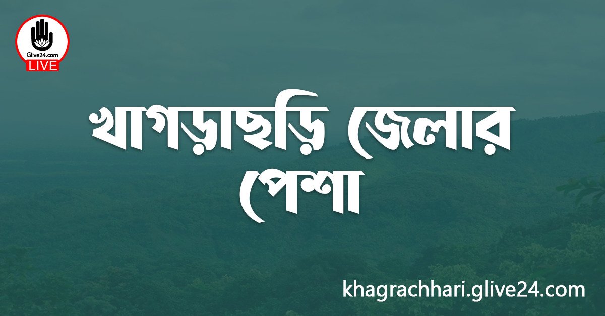 খাগড়াছড়ি জেলার পেশা